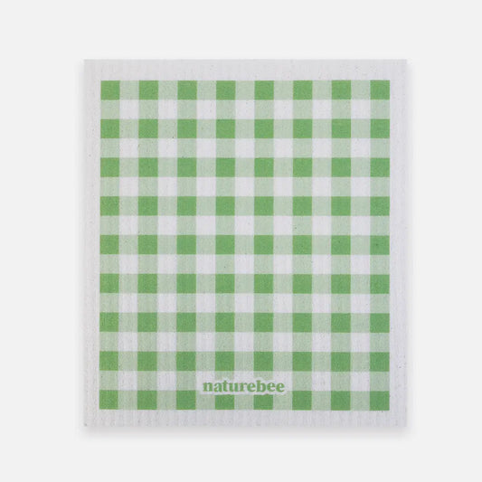 Sponge Cloth Plaid Green