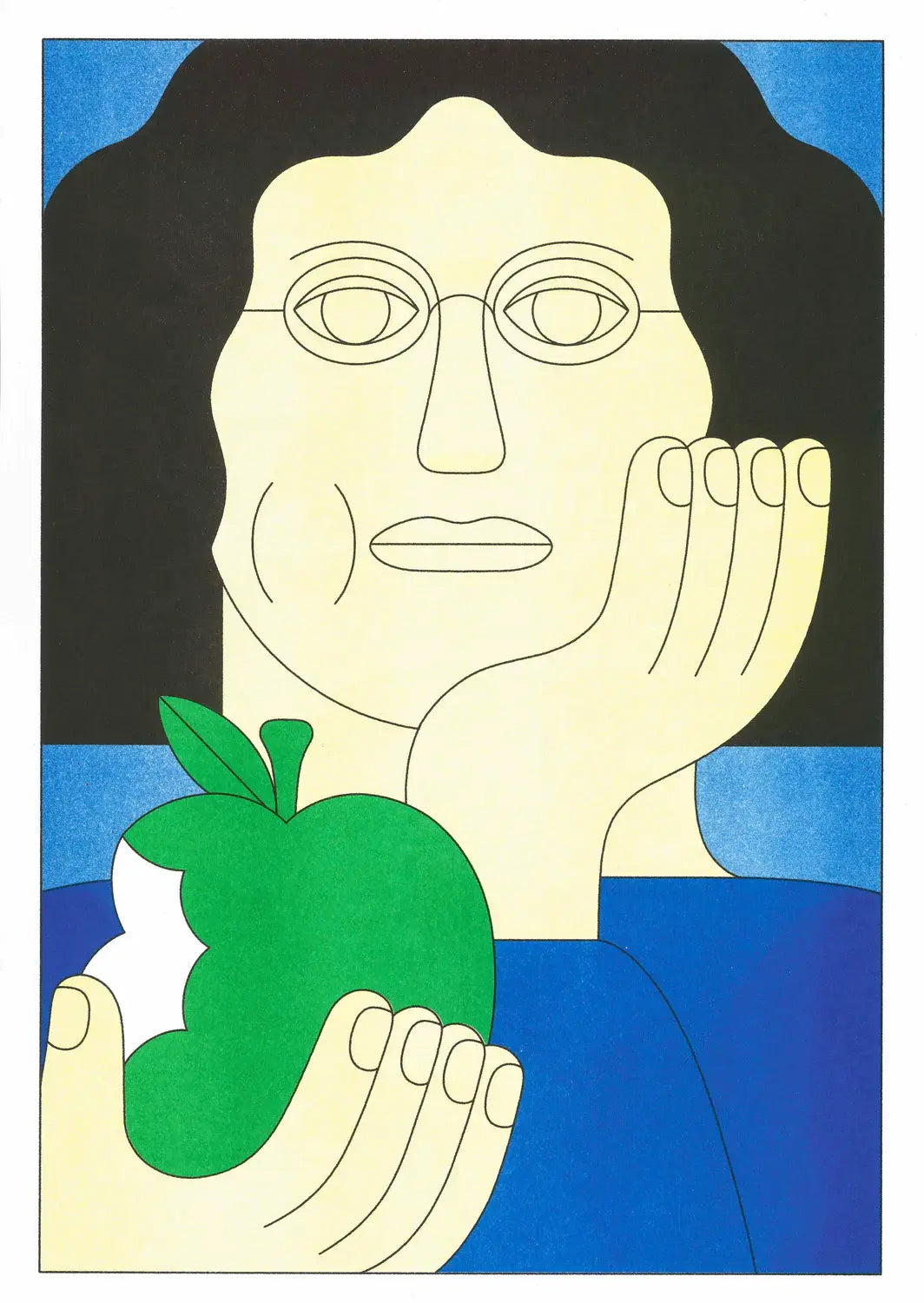 Apple Eater - Dominic Kesterton A3 Poster