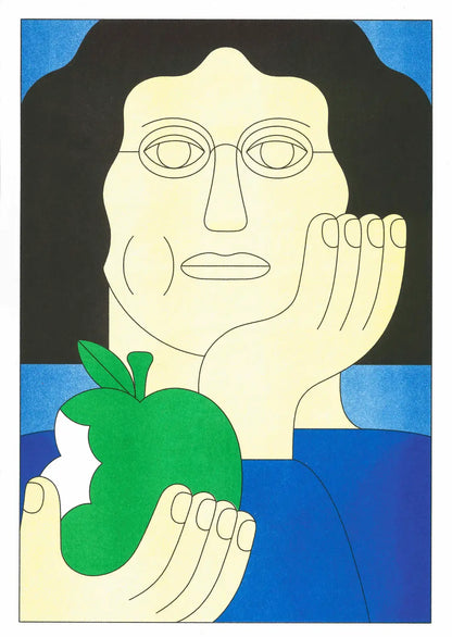 Apple Eater - Dominic Kesterton A3 Poster