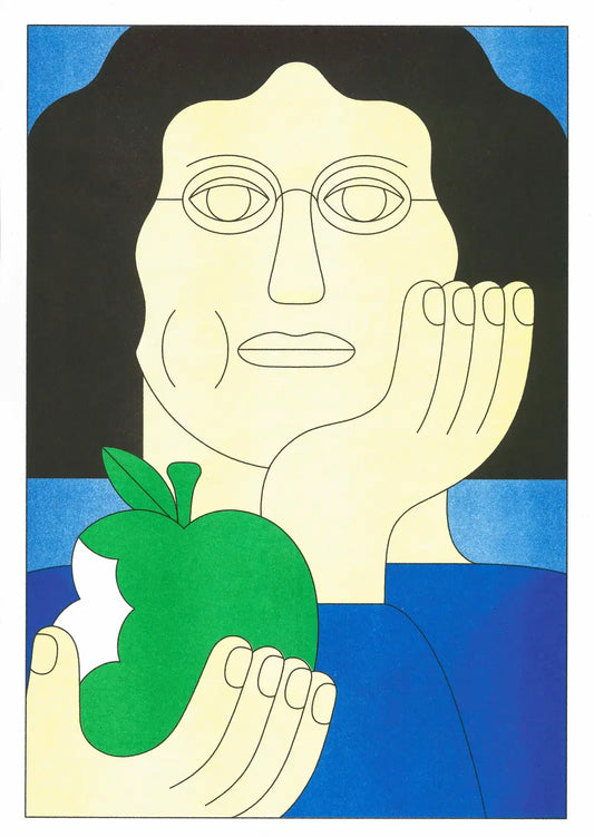 Apple Eater - Dominic Kesterton A3 Poster