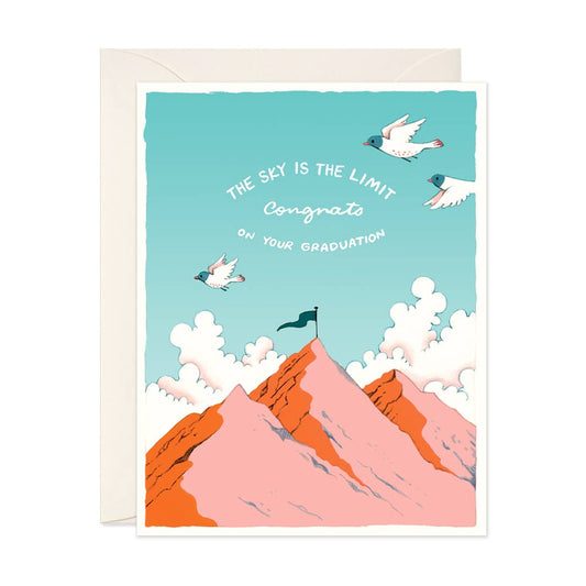 Sky is the Limit Graduation Greeting Card