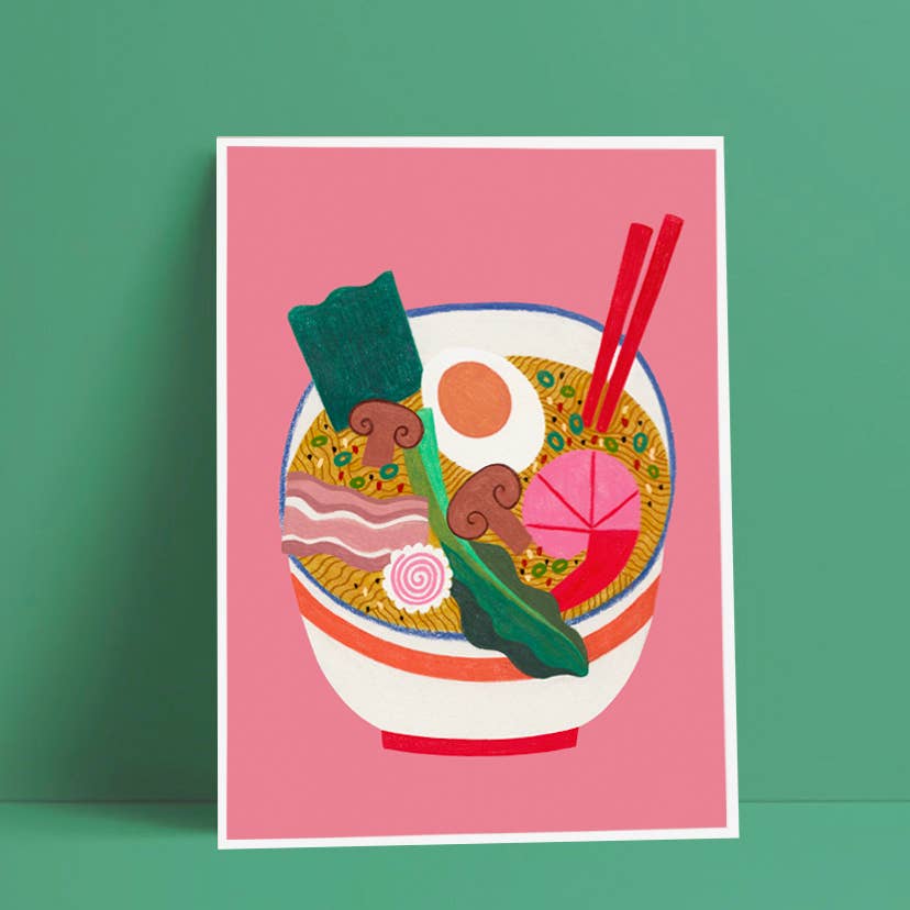 Ramen Art Print - Daria Solak Illustrations (A4)