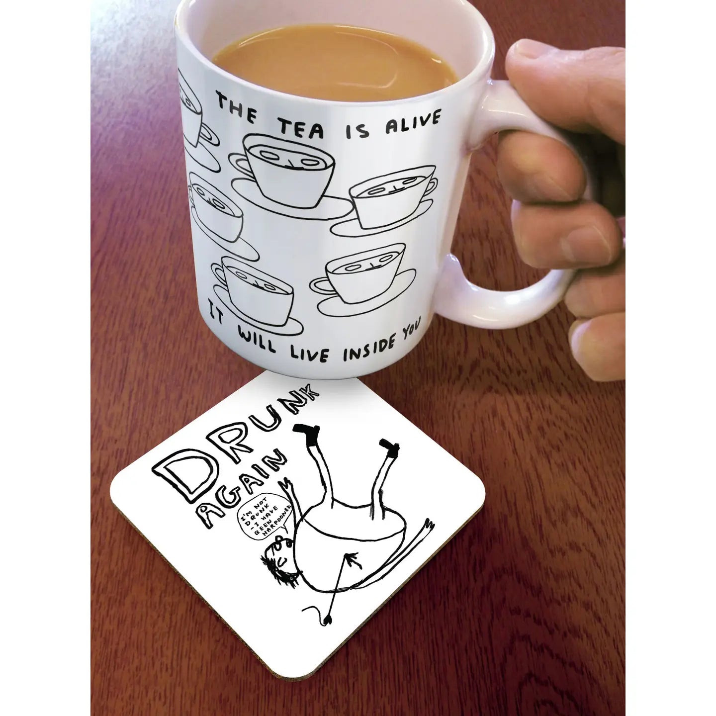 Drunk Again Coaster