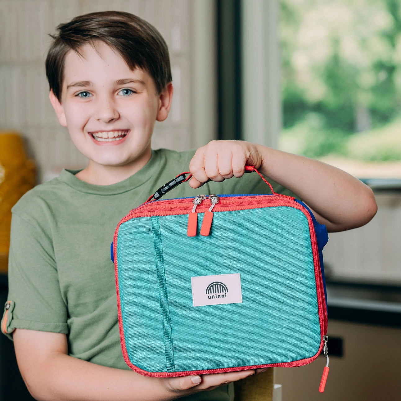 Ellis Lunch Bag Blue Color Block