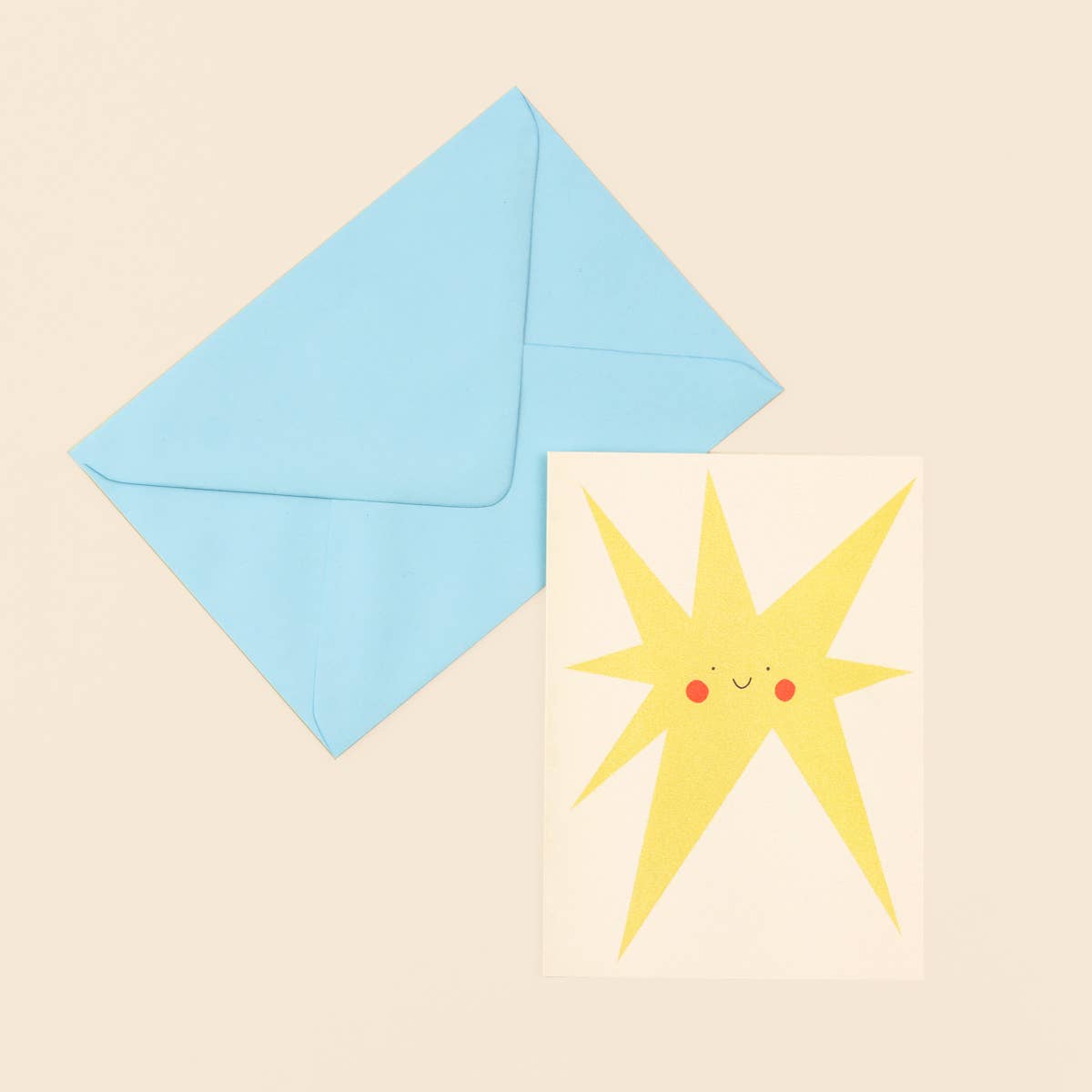 Smiling Star Greeting Card