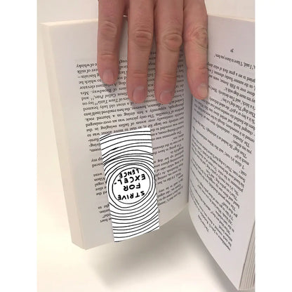 Strive For Excellence Magnetic Bookmark