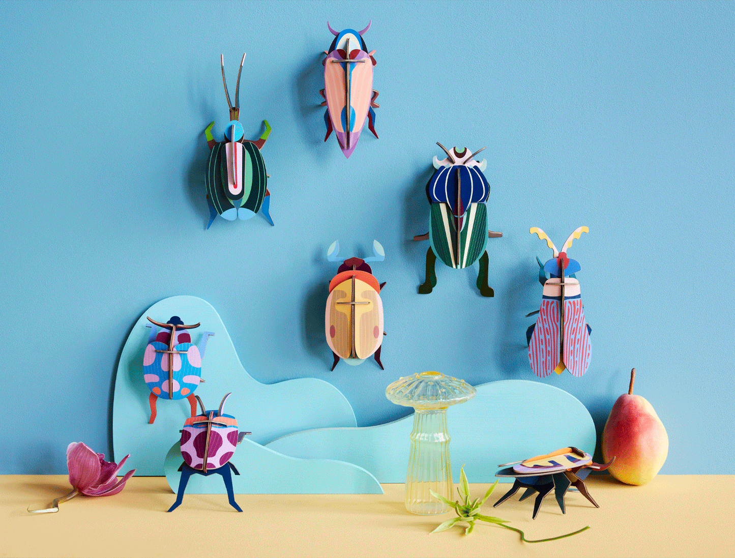 Coccinelle Couple Ladybirds Wall Art
