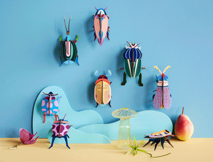 Coccinelle Couple Ladybirds Wall Art