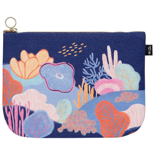 Neptune Large Zippered Pouch