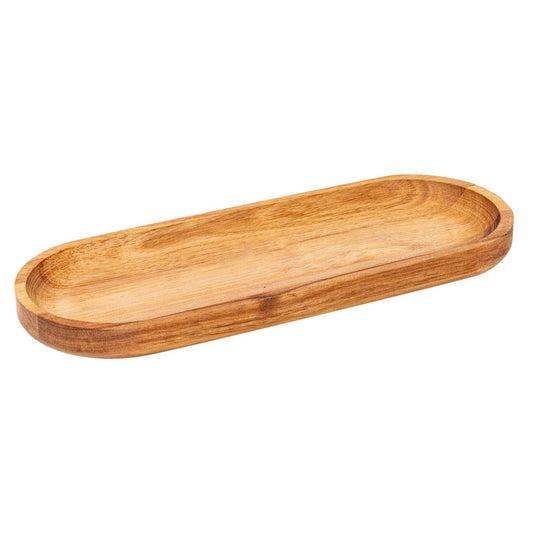 Long Acacia Serving Tray