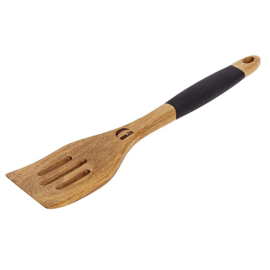 Acacia Wood Slotted Turner