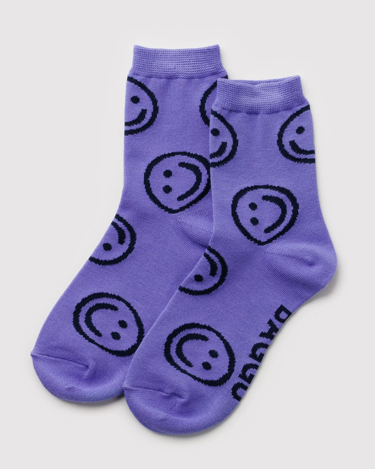 BAGGU Crew Sock - Lavender Happy