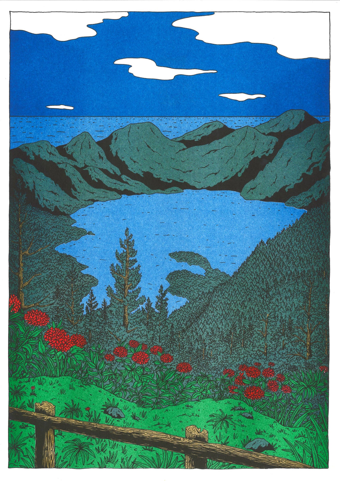 Nowhere in Portugal — Floor van het Nederend A3 Poster