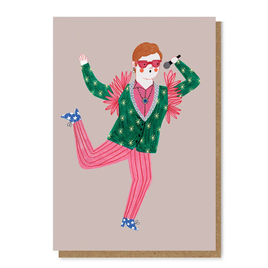 Elton Dancing Card