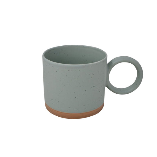 Round Handle Mug Green