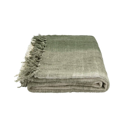 Waste Cotton Throw - Beige