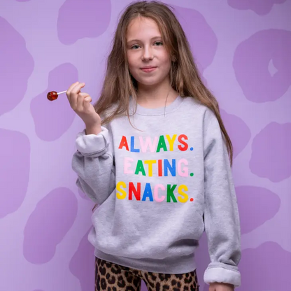 Always Eating Snacks Sweatshirt