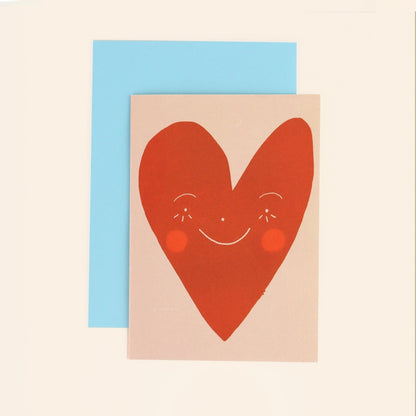 Wonky Heart Love Card