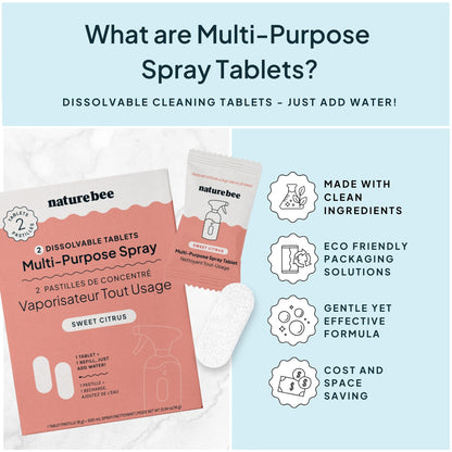Multi-Purpose Cleaning Spray Refill - Sweet Citrus / 2pack