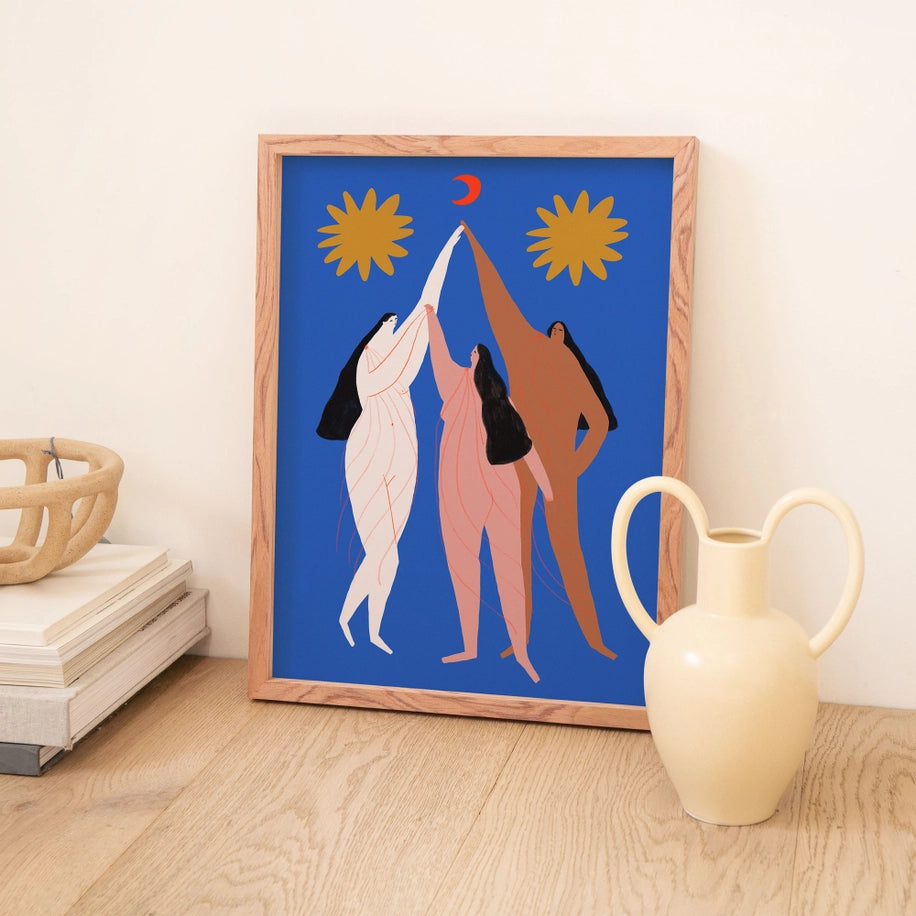 Three Graces Art Print