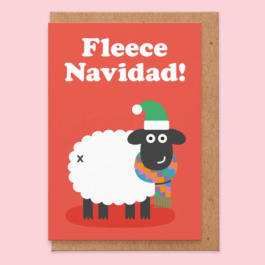 Fleece Navidad Card