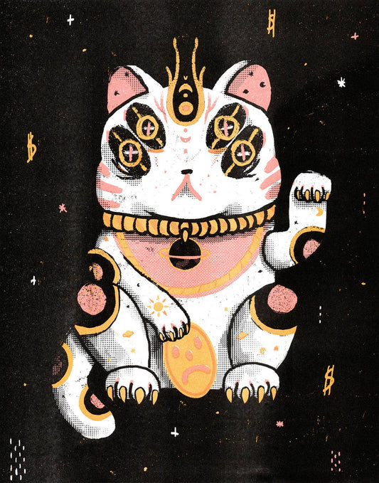 Lucky Space Cat Patch