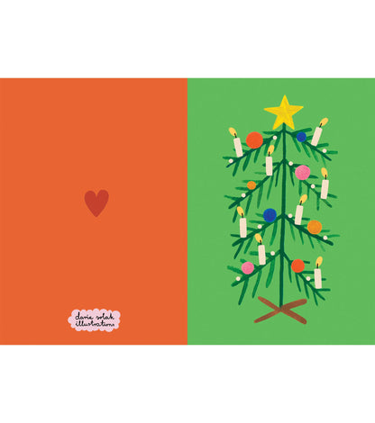 Christmas Green Tree Card