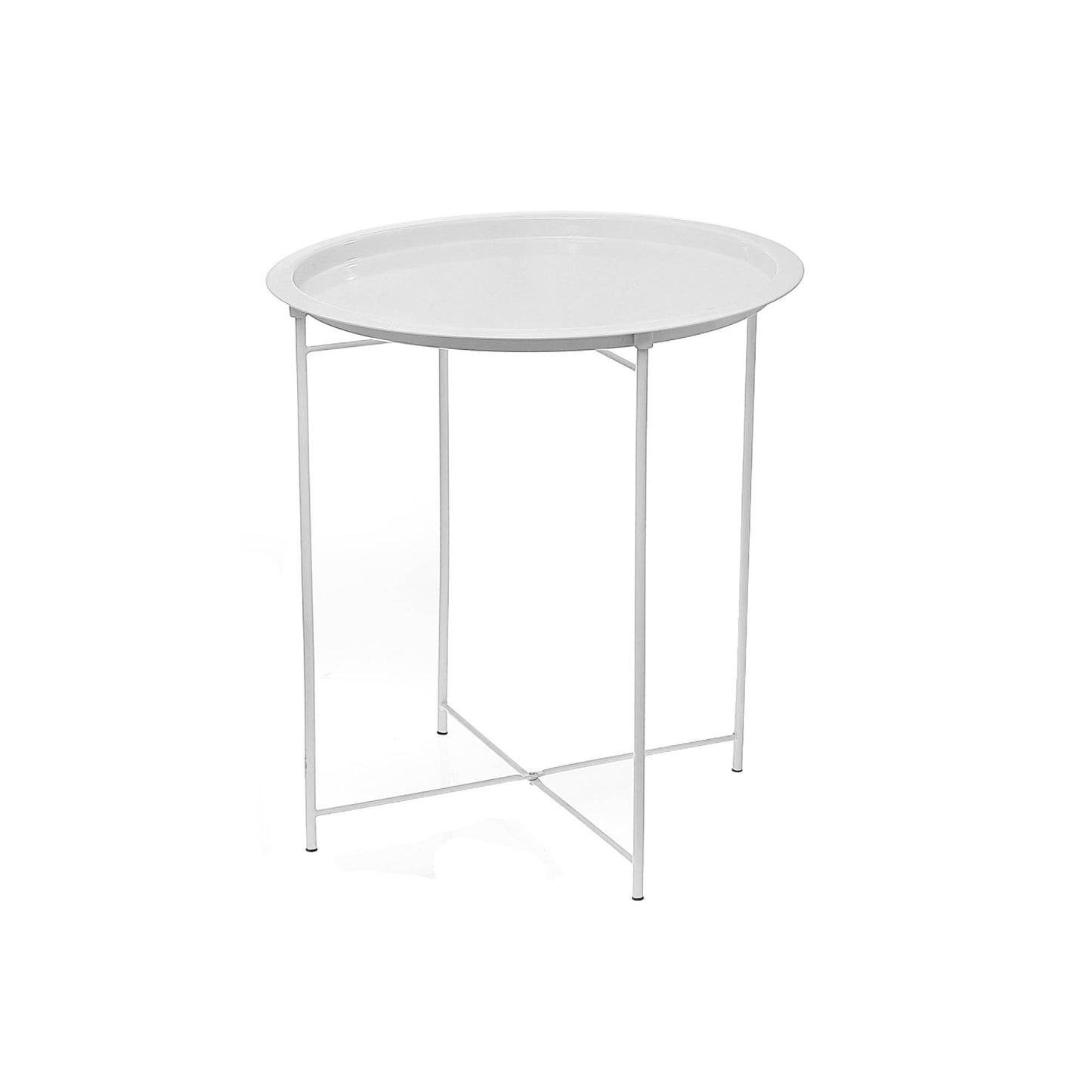 Metal White Round Coffee Table
