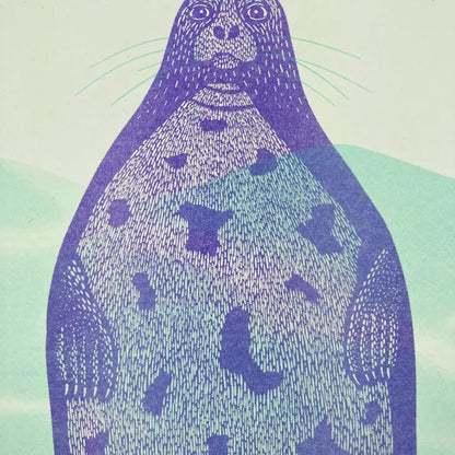 “Seal of Disapproval”  Riso Print