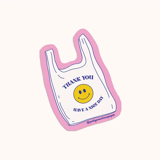 Thank You Bag Sticker