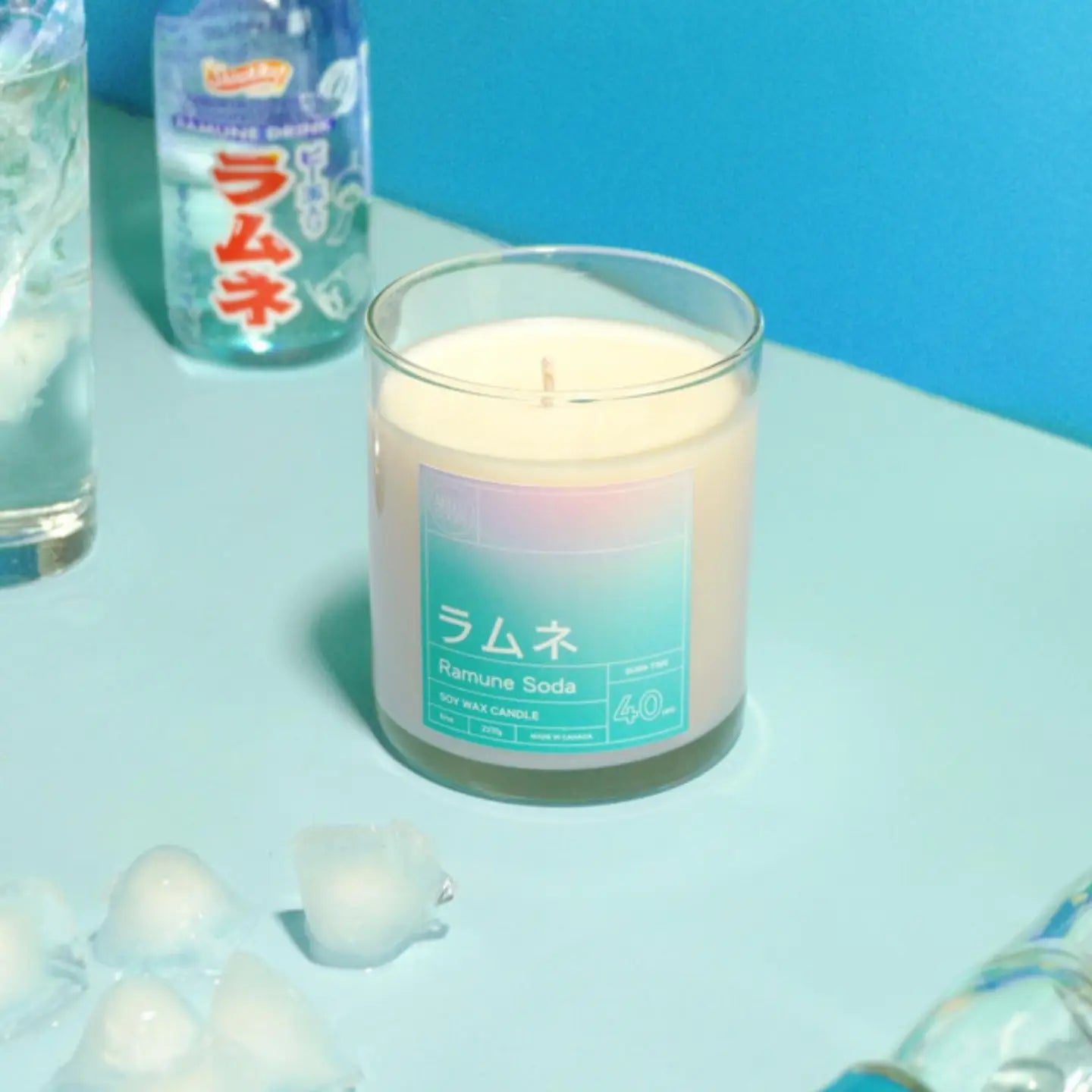 Japanese Ramune Soda Candle