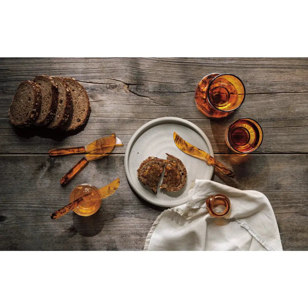 Danica - Tortoise Shell Resin Spreader Set of 4