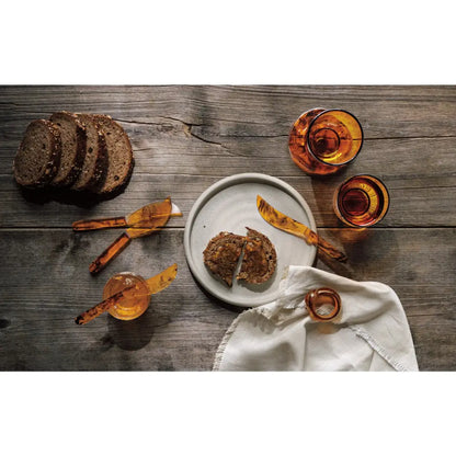 Danica - Tortoise Shell Resin Spreader Set of 4