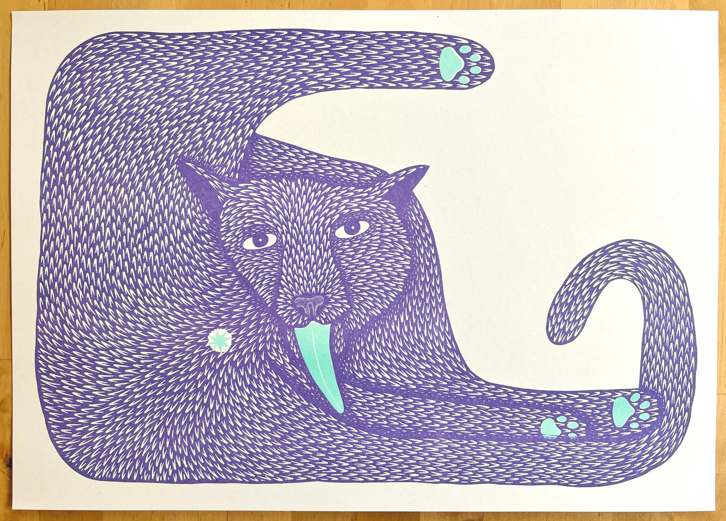 Cat Riso Print