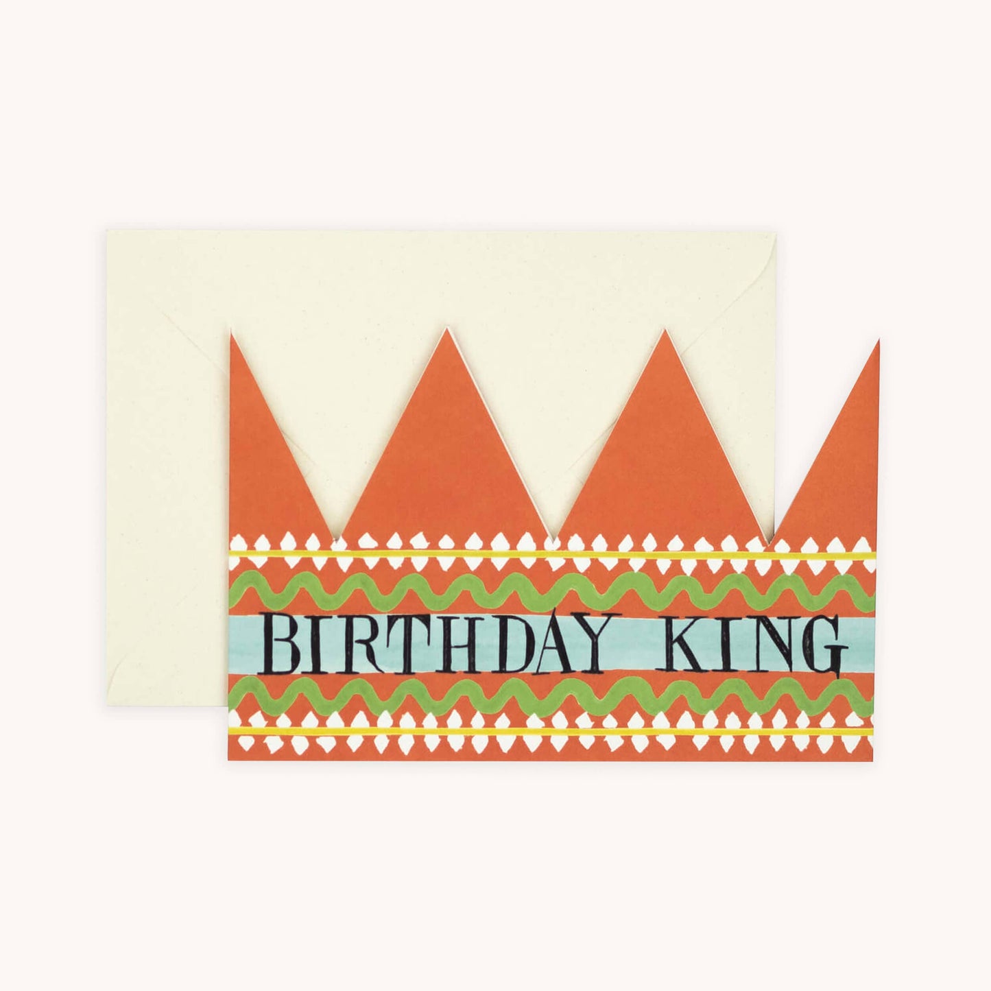 Birthday King Party Hat shown at an angle