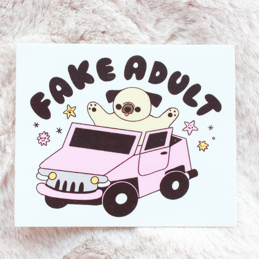 Fake Adult Sticker