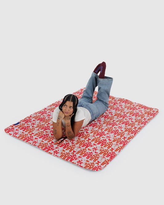 BAGGU Puffy Picnic Blanket - Cowgirl
