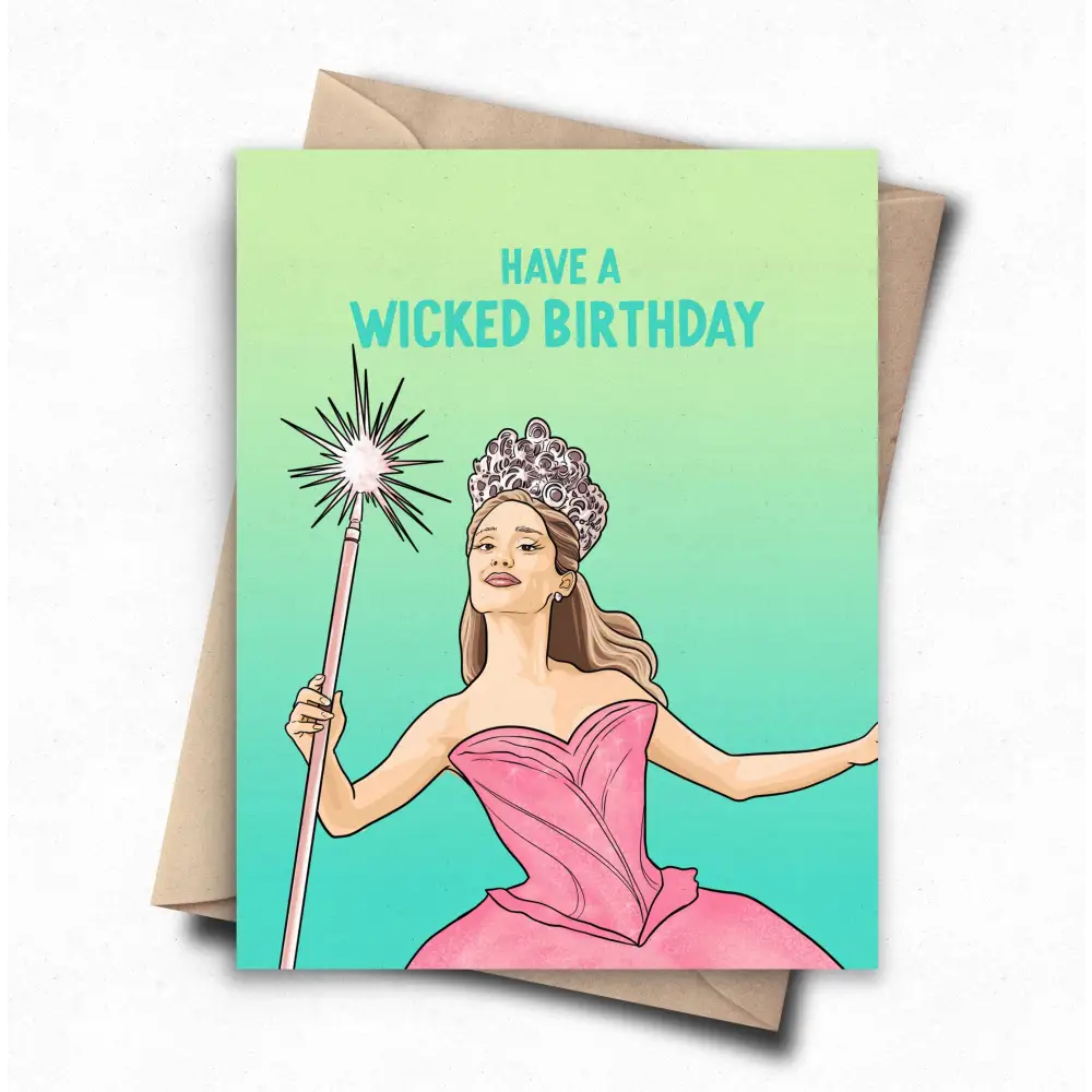Pop Cult Paper - Wicked Birthday - Funny Culture Movie Card