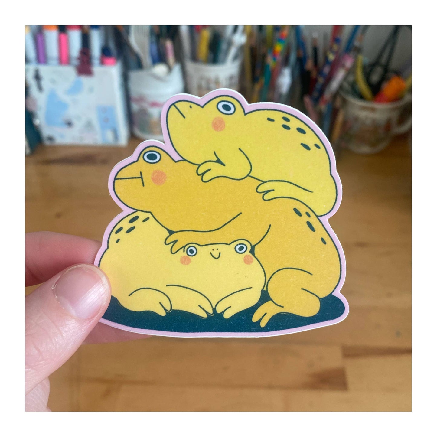 Toad Pile Sticker