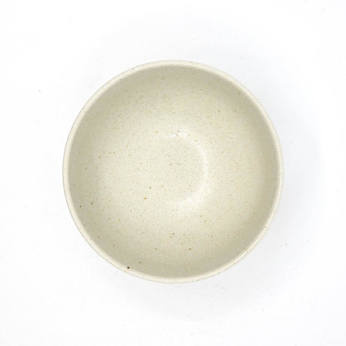 Speckled white porcelain rice bowl detail - PABOOM
