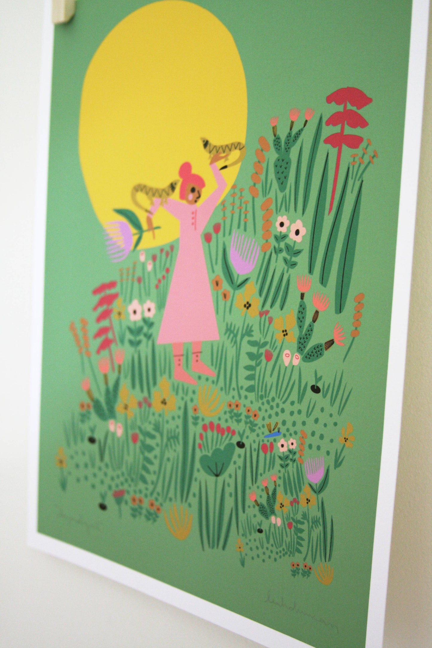 Lizard Girl art print by Leah Duncan, detail view 1 — PABOOM