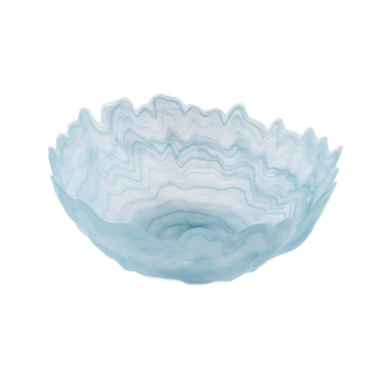 Glass Agate Pattern + Edge Bowl
