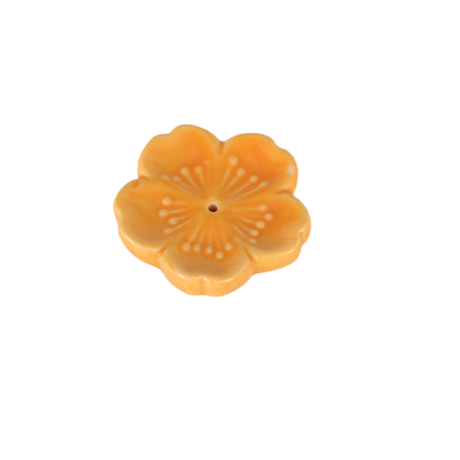 Sakura Cherry Blossom Incense Holder Yellow