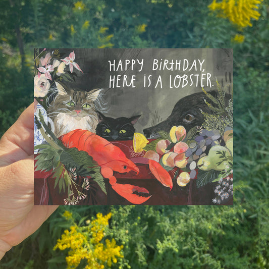 Happy Birthday Lobster Greeting Card