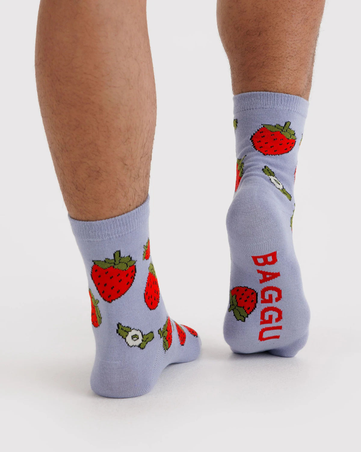 BAGGU Crew Sock - Strawberry Blossom