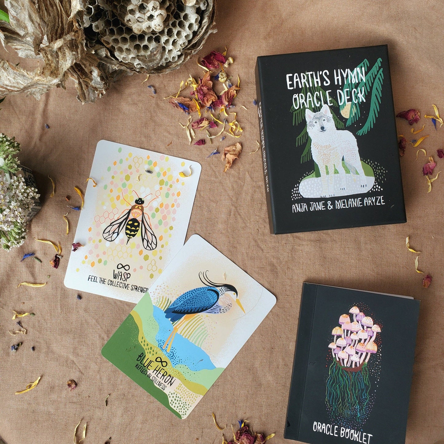 Earth's Hymn Oracle Deck - 45 Cards & Guidebook