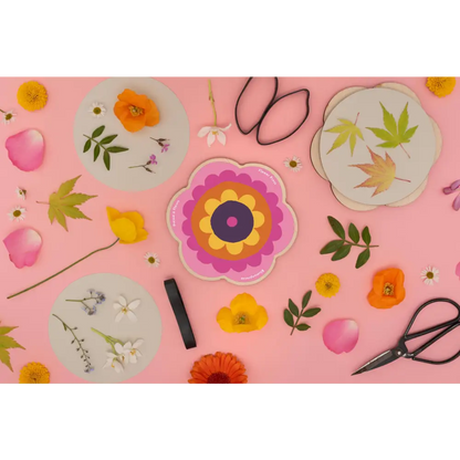 Studio Wald - UK Made - Flower Shaped Press - Pinks & Yellows