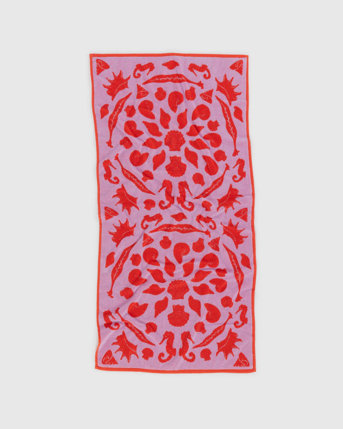 BAGGU Organic Cotton Bath Towel - Sea Shells
