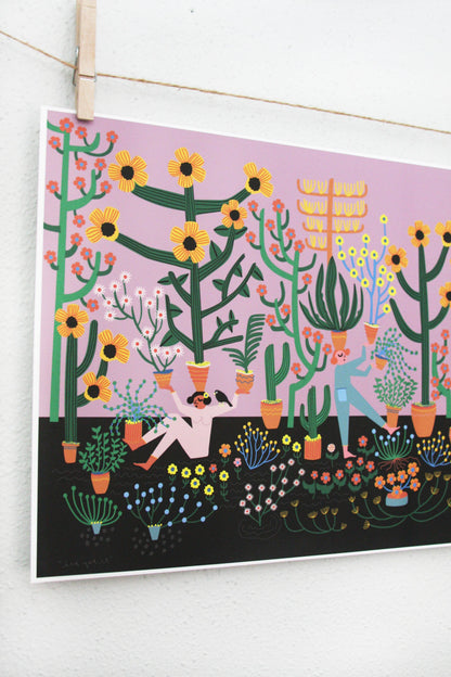 I've Got It archival print by Leah Duncan, detail view 2 — PABOOM