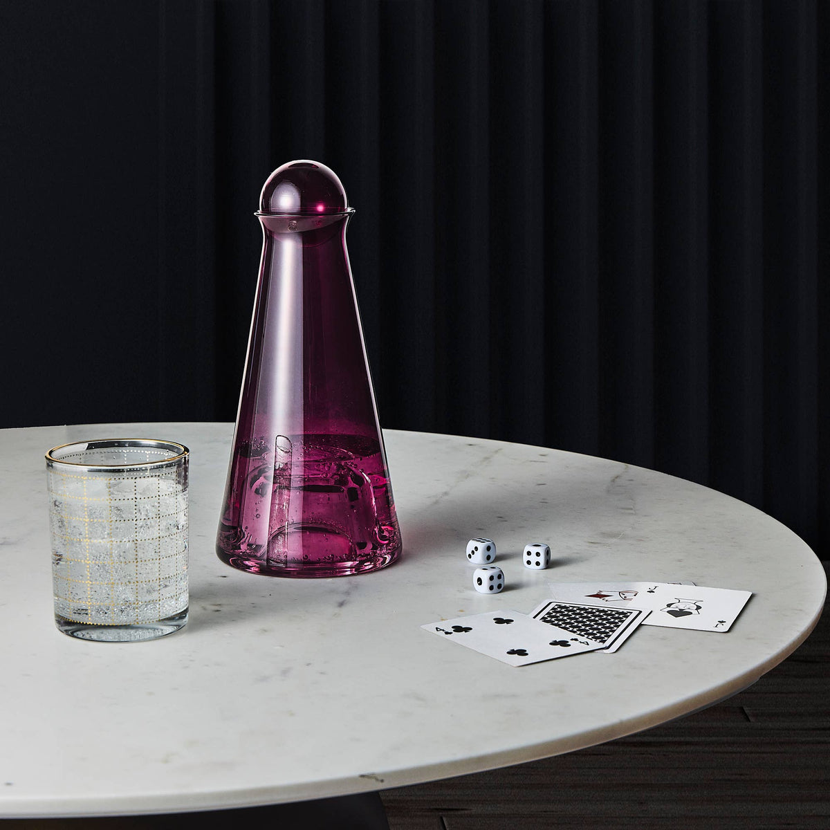 Magenta Carafe